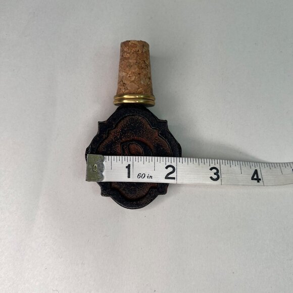 Mud Pie Metal Cast Iron Initial "G" Wine Bottle Stopper NEW - Picture 4 of 7